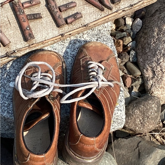 🀄️ Vintage Dr. Martens  Peanut Leather  9764 Oxfords UniSex EUC - Picture 5 of 16